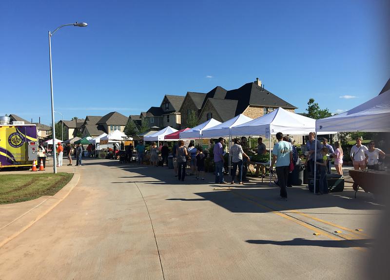 Vibrant Farmers Market is held weekly at Harvest Green in Fort Bend.