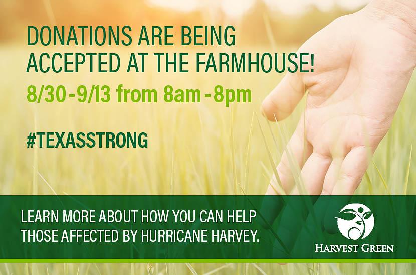 Harvest Green Hurricane Relief Efforts