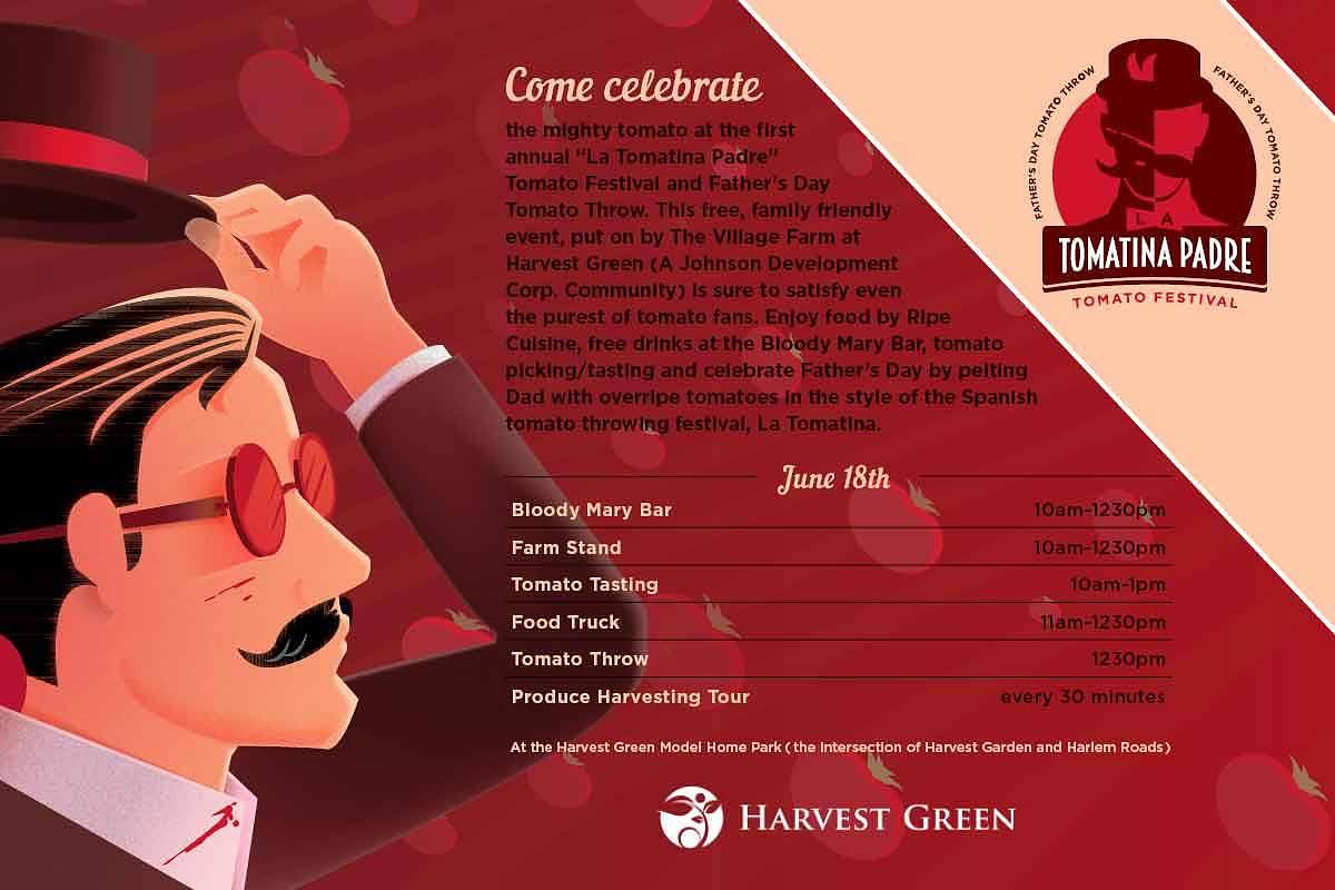 Harvest Green Turns Red for June 18 'La Tomatina Padre'